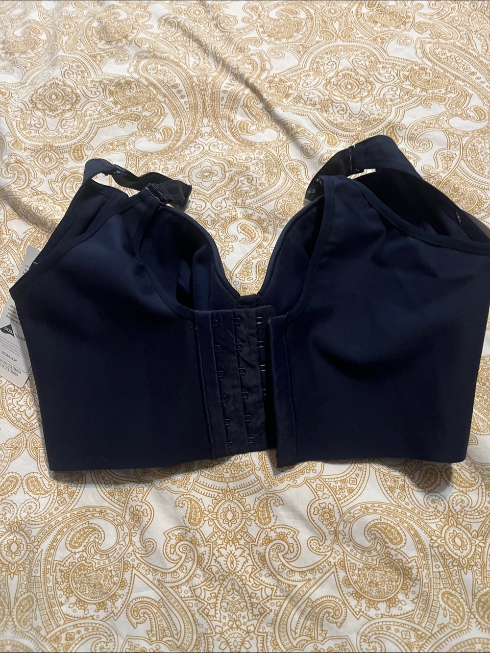 Caroi Support Bra in Navy - Smooth Molded Everyday Comfort - Picture 2 of 2